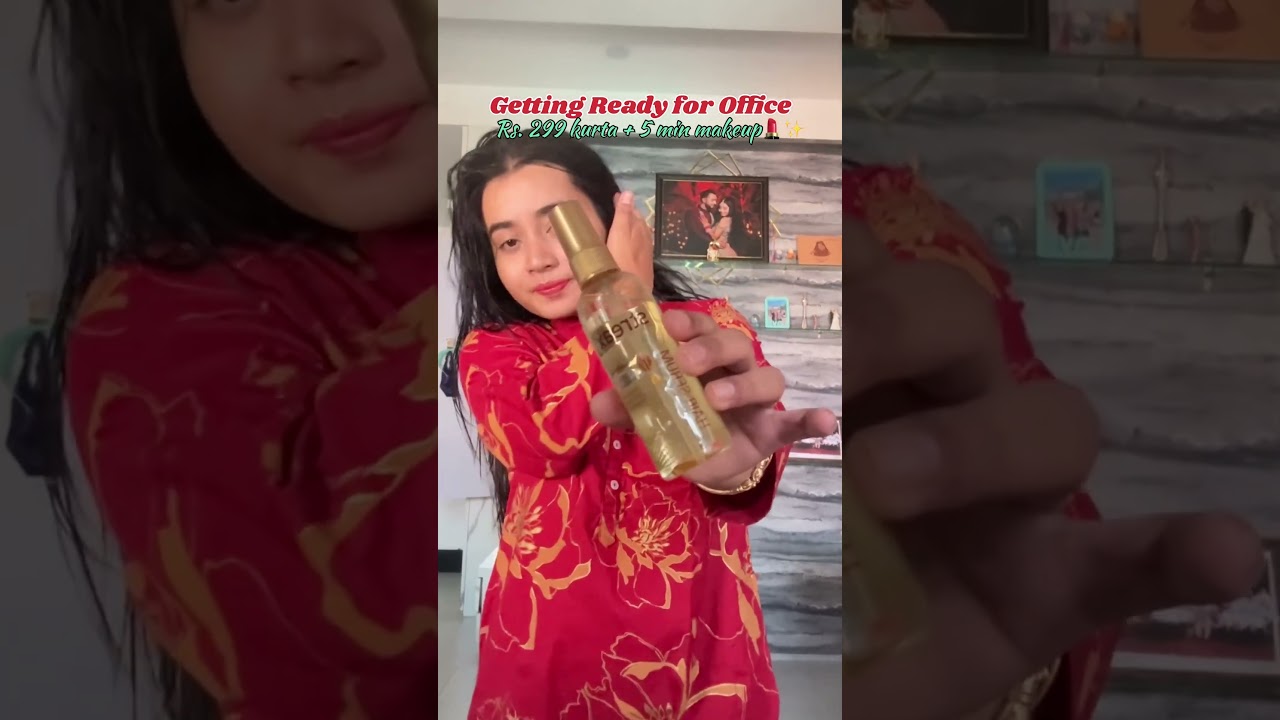 GRWM for Office 💼 Simple Kurta + Easy Makeup | Everyday Indian Look