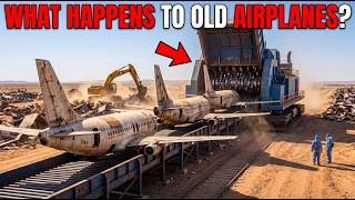 Inside a Massive Aircraft Parts Recycling Factory — Full Process