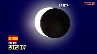 August 12, 2026 Solar Eclipse: Your City’s Sun Coverage