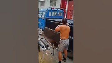 The process of unloading coal - a good way to improve work efficiency