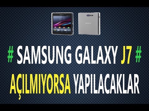 Samsung Galaxy j7 Açılmıyor