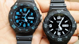 CASIO MRW-200H-1EVDF hydro mod with bubble and comparison with MRW-200-2BVDF without bouble. 🇮🇳 by Time With Tech Co. 4,874 views 2 years ago 3 minutes, 38 seconds