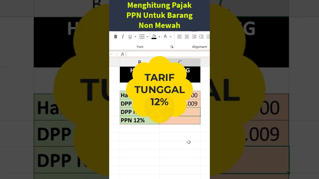 HITUNG PPN BARANG NON MEWAH 