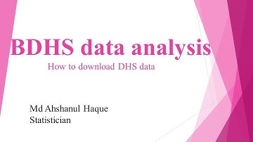 How to download DHS data in English language