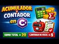 El ejercicio que TODO principiante en C# debe saber (Contador y Acumulador en C#)
