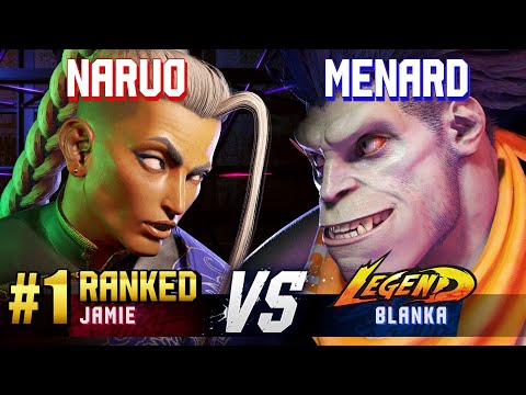 SF6 ▰ NARUO (#1 Ranked Jamie) vs MENARD (Blanka) ▰ High Level Gameplay