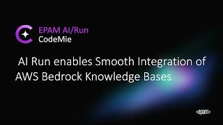 AI/Run CodeMie: How to Integrate AWS Bedrock Knowledge Base?