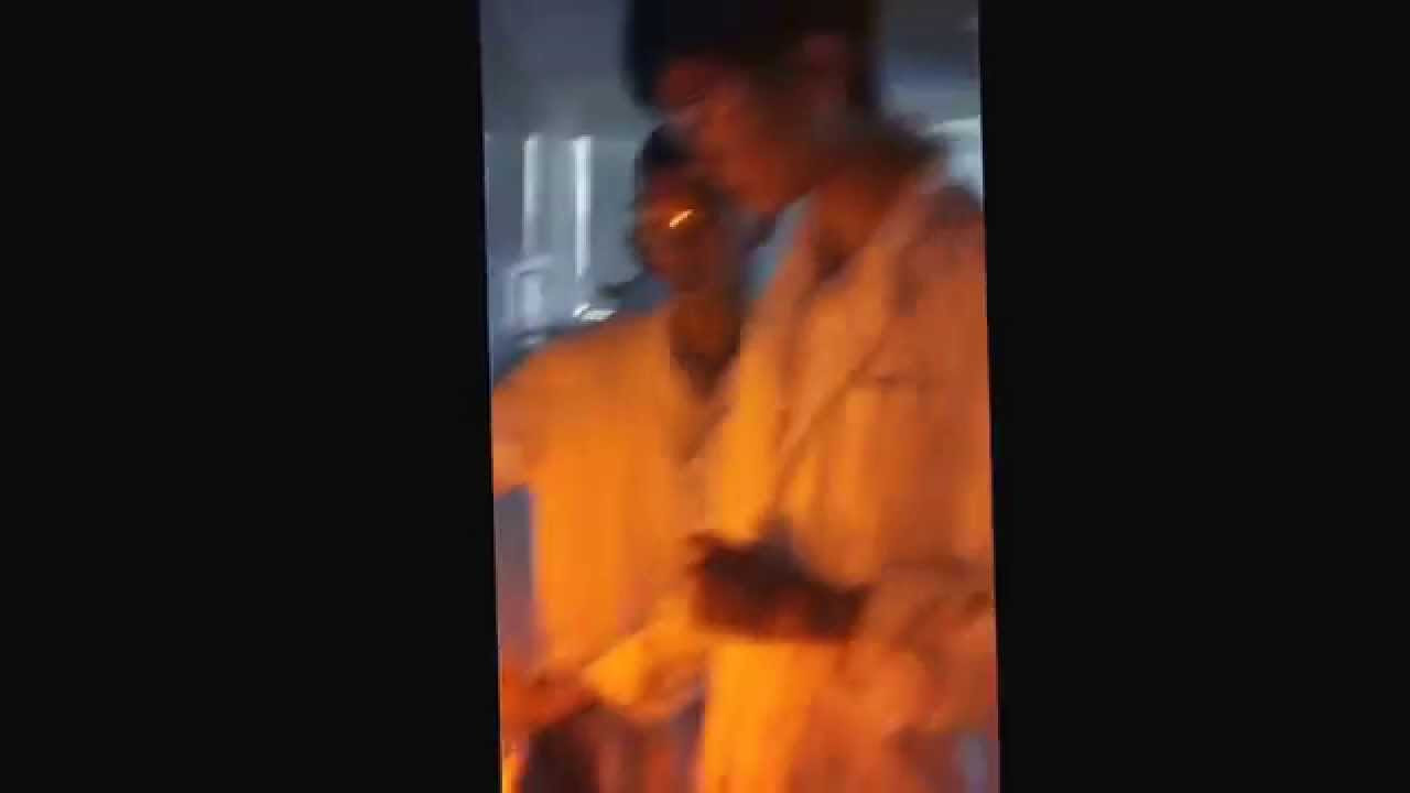 Flame and chemical experiment at school, filmed by howardflies,