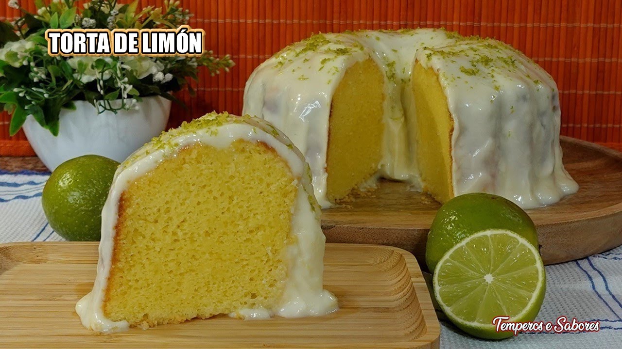 LA MEJOR TORTA DE LIMÓN CON COBERTURA DE LECHE CONDENSADA, ESPONJOSA, FÁCIL Y DELICIOSA