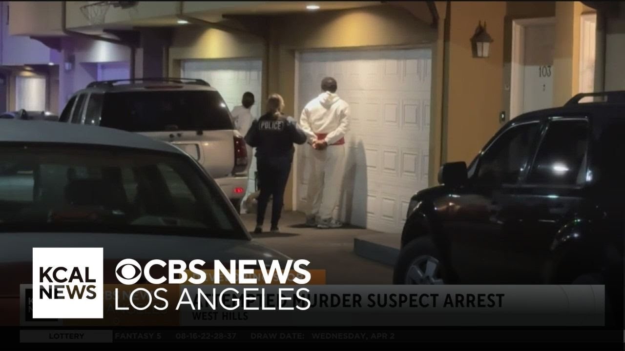West Hills murder suspect taken into custody - YouTube