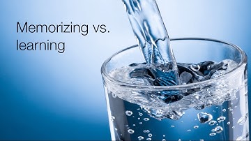 Memorizing vs.  learning
