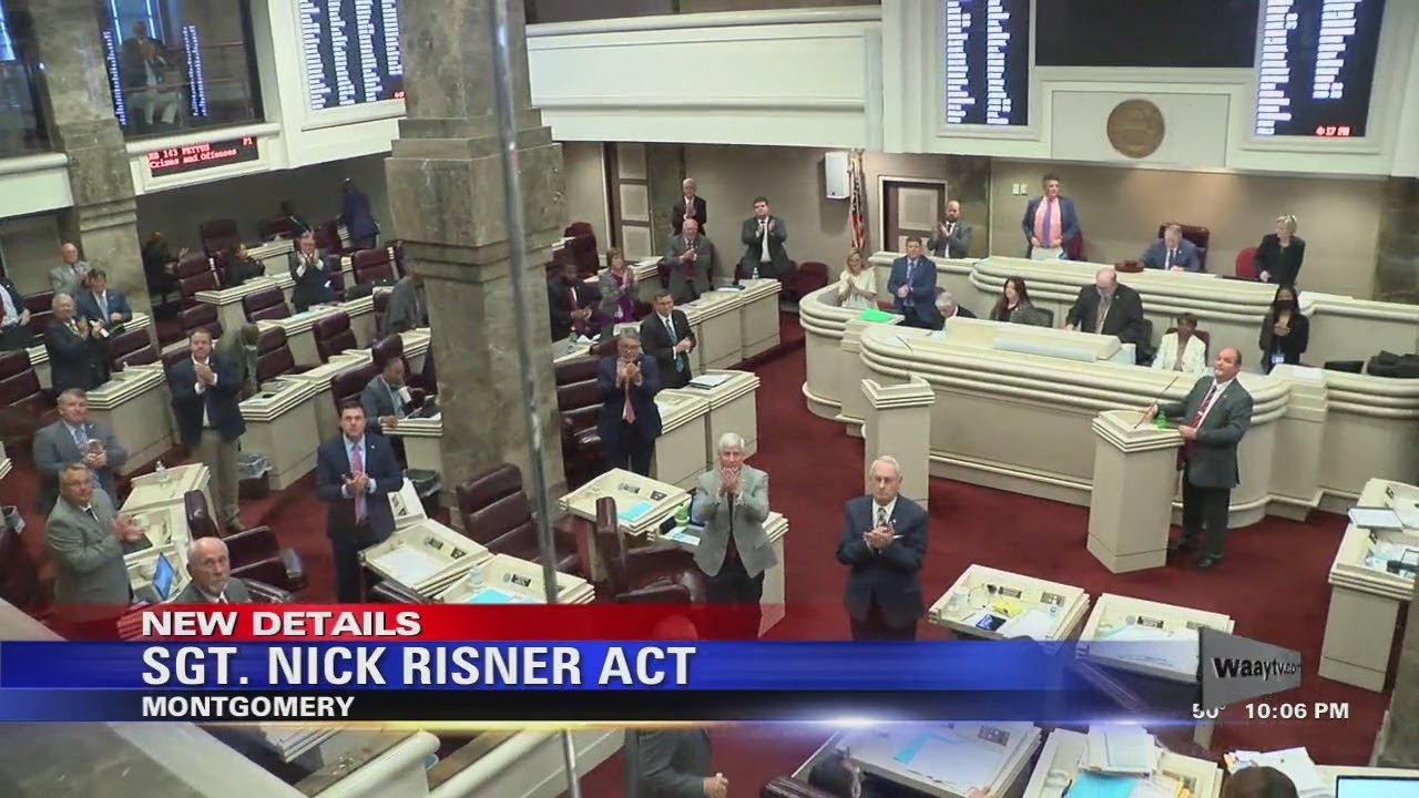 Alabama House Passes Sgt. Nick Risner Act - YouTube