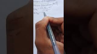 measures of dispersion//mean deviation//formula.#statistics .