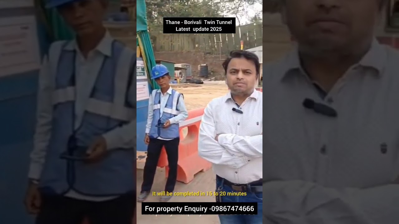 ⚡ Fastest Route Ever? Borivali to Thane in 15 Mins via Twin Tunnel 2025