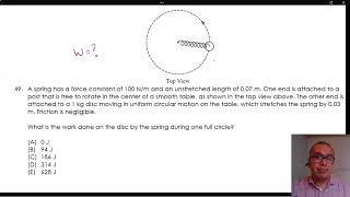 3.1-23 Work done by a Central Force