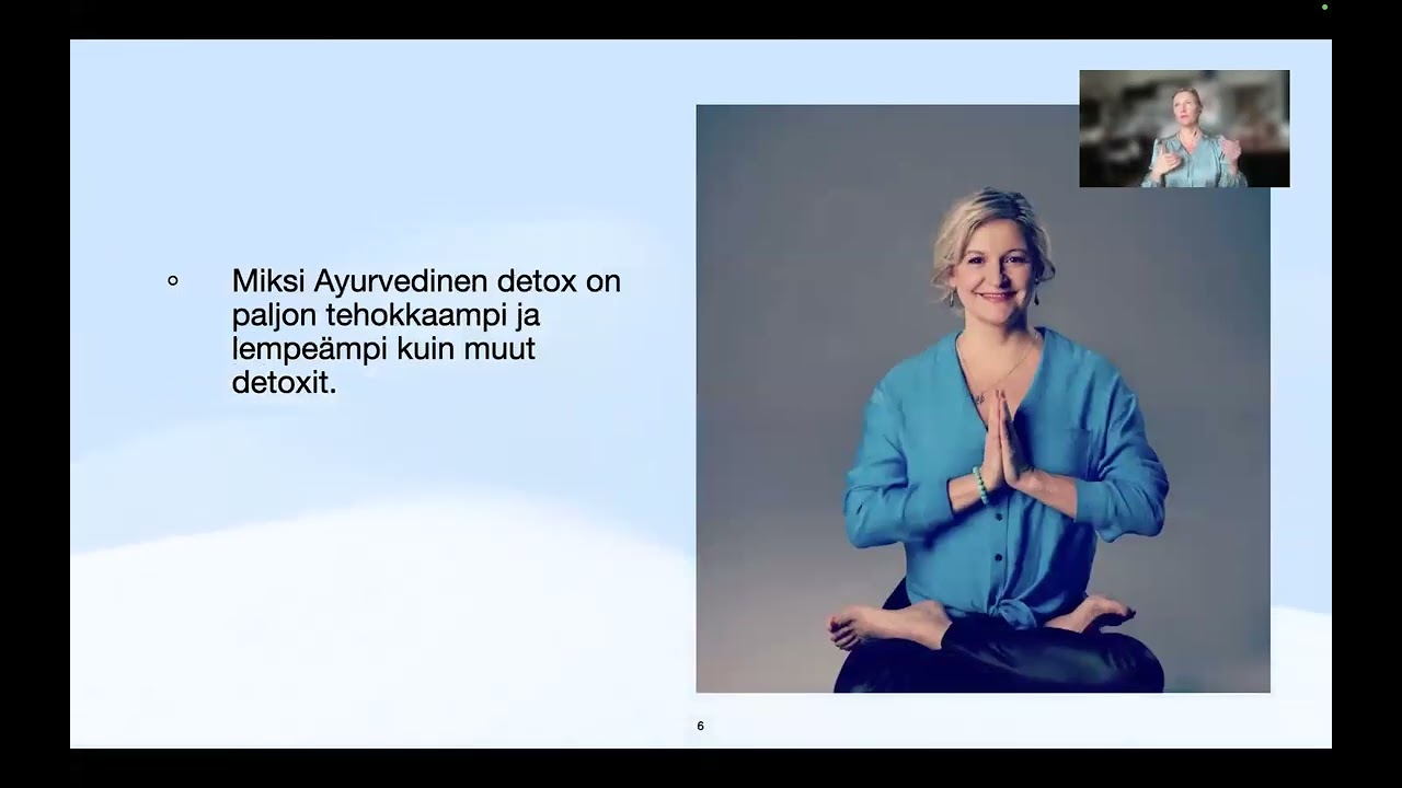 Ayurveda detox ilmainen webinaari 2025