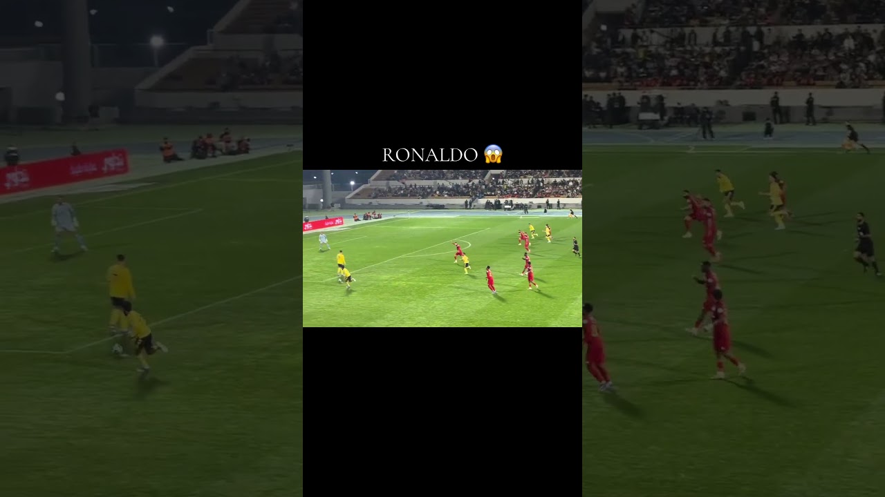 Ronaldo Live at the Stadium – Match Day Action ⚽🔥