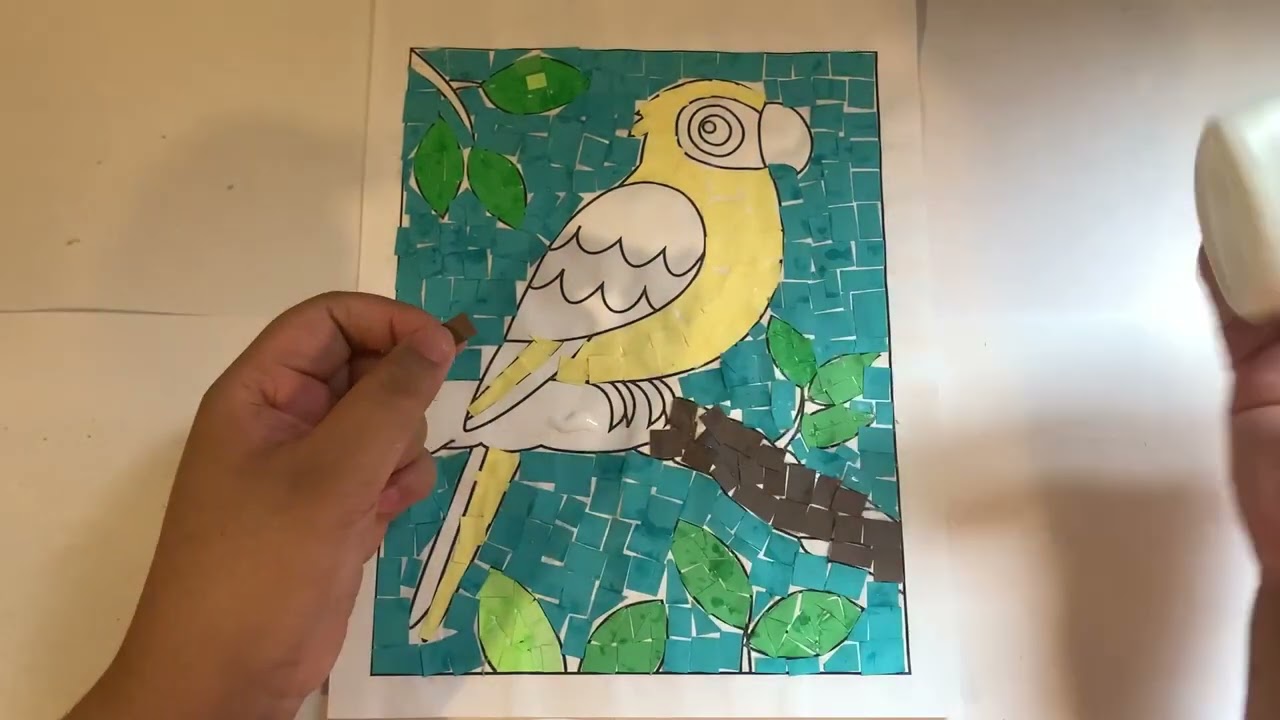 Easy to make Paper Mosaic YouTube