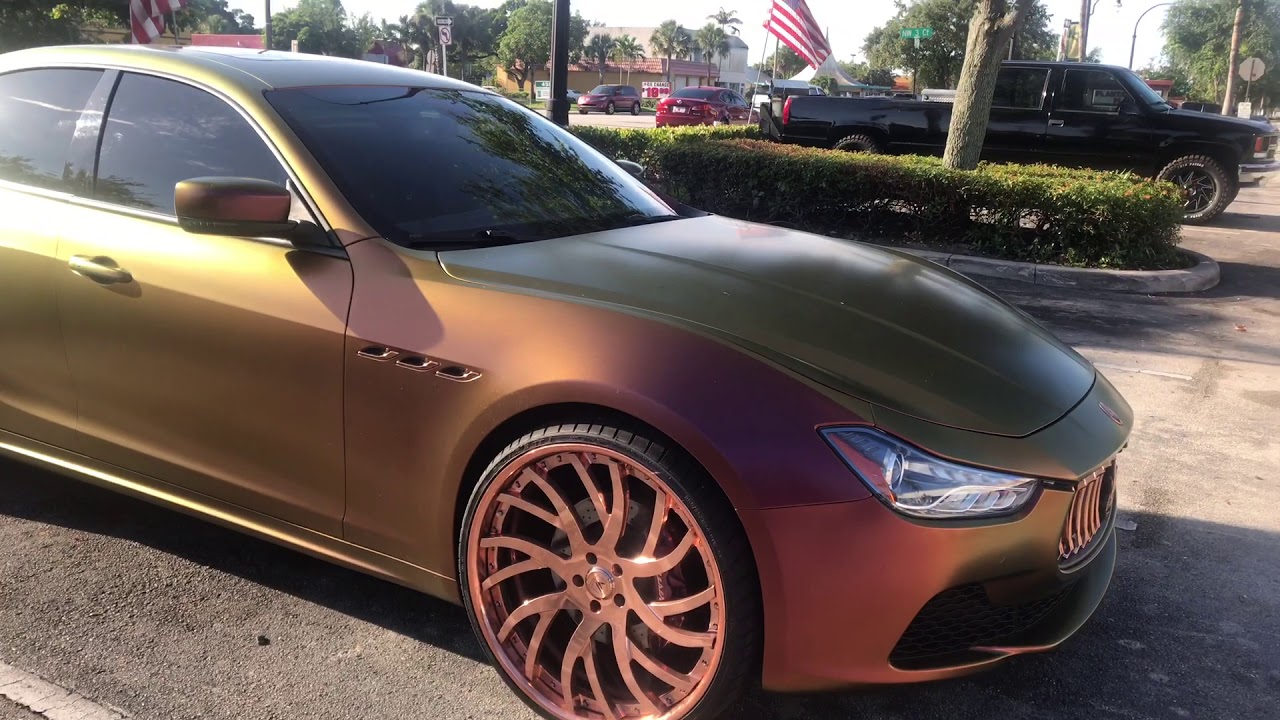 24” wrap rose gold