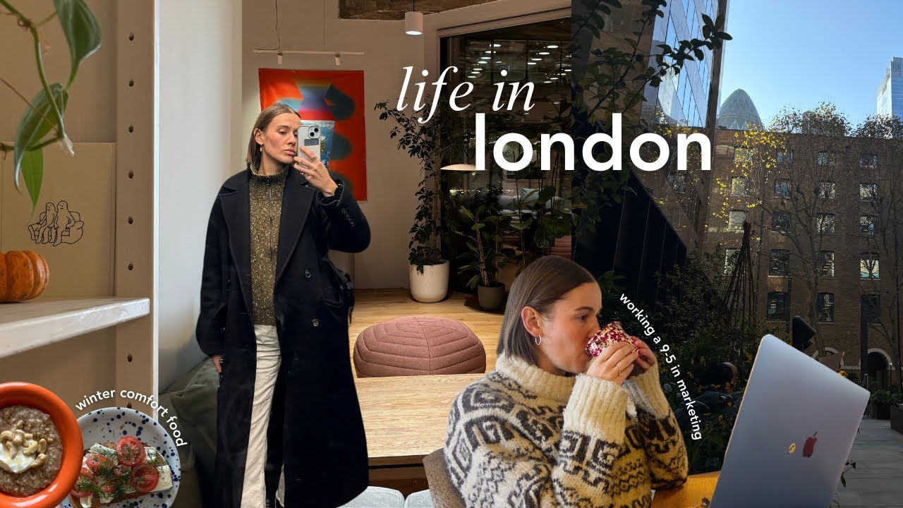 living and working in london | slow winter days, 9-5 job, comfort food, book updates + big life news