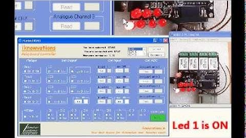 RS232   Serial Port Controlled LEDs