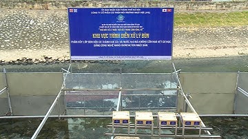 Kết quả thử nghiệm xử lý nước bằng công nghệ Nhật Bản tại sông Tô Lịch
