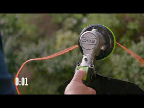 Power+ 15" String Trimmer with Powerload™ w/ Carbon Fiber Split Shaft with 2.5Ah battery and standard charger video 3