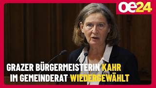 Grazer Bürgermeisterin Kahr im Gemeinderat wiedergewählt