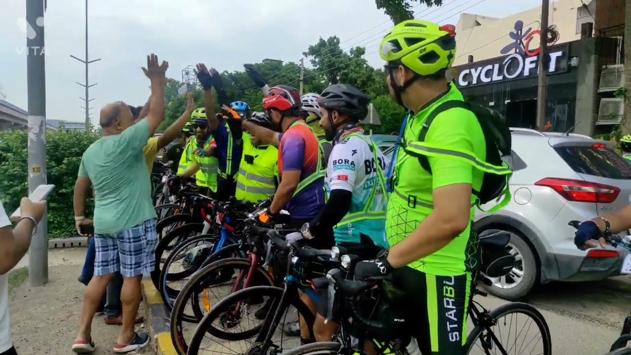 cyclofit Gurgaon bicycle ride gurgaon to agra.