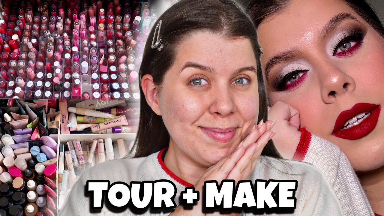 Fiz um TOUR pelas minhas MAKES + meus produtos FAVORITOS