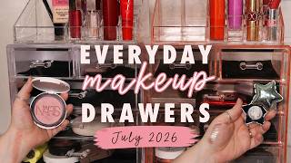 Everyday Makeup Drawer(s) July 2026 | Declutter   Shop My Stash