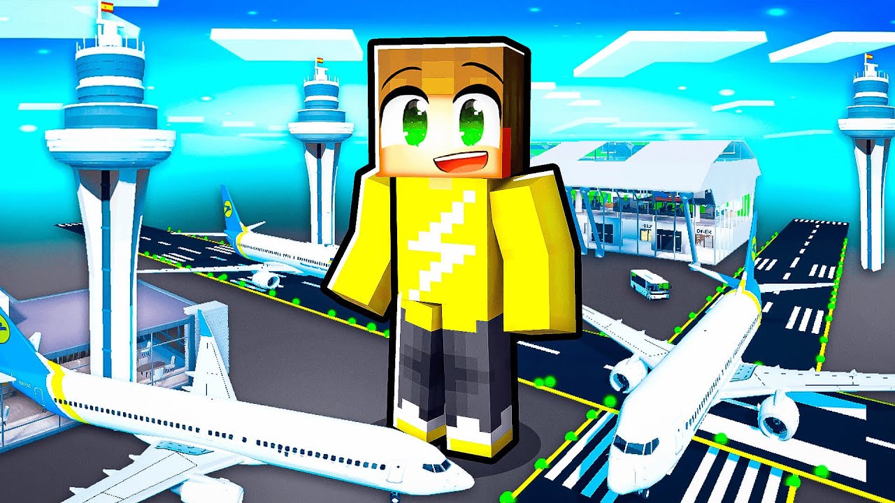 Kleurstad krijgt een Vliegveld! ✈️ (Minecraft Survival)