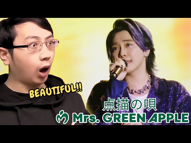 First Time Reaction to Mrs. GREEN APPLE 点描の唄【LIVE from