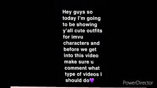 4 cute Imvu outfit ideas😝
