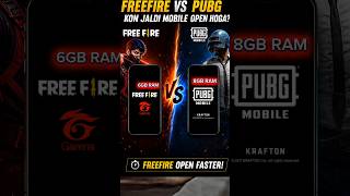 FREEFIRE vs PUBG ⚡ Kaunsa Game Jaldi Khulta Hai? Shocking Result!