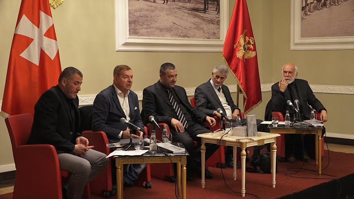 RTV Cetinje - Predstavljena knjiga Crna Gora u doba Veljega rata