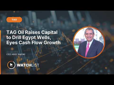TAG Oil Raises Capital to Drill Egypt Wells, Eyes Cash Flow Growth
