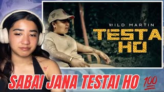 Sabai Jana Swarthi Ho Wild Martin - Testai Ho Reaction Video