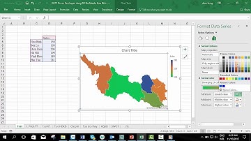 Map Chart - Biểu đồ doanh số theo vùng thị trường