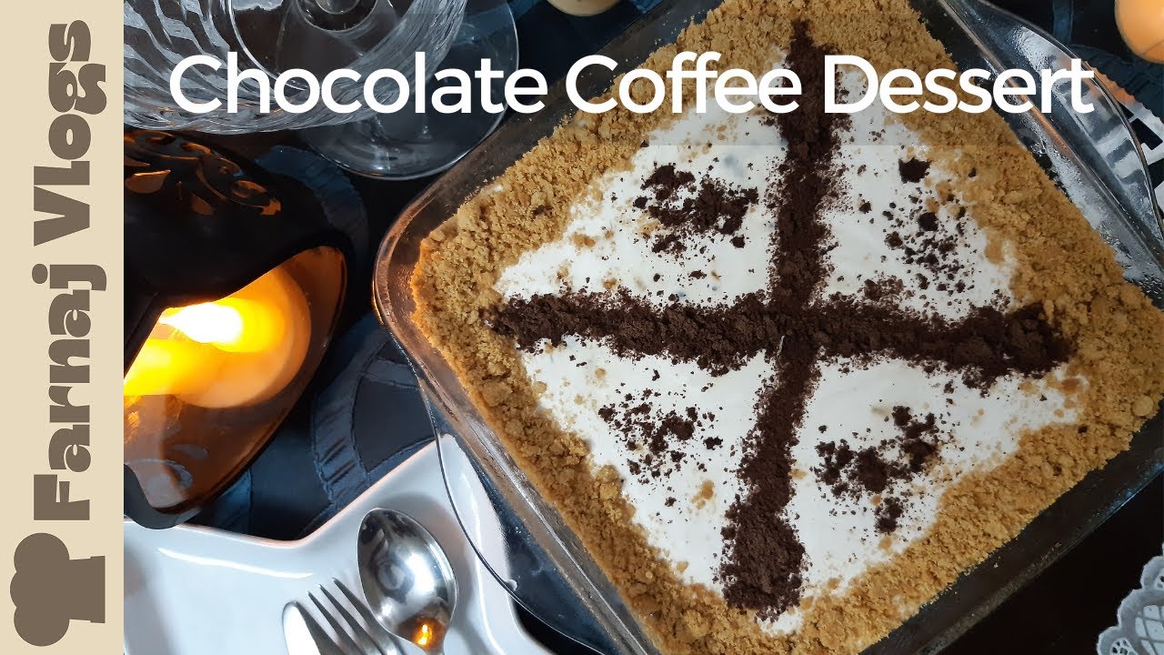 Chocolate Coffee Dessert│Chocolate Coffee Pudding Cake │ No Bake