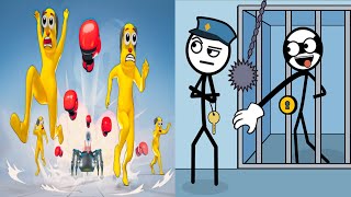 🧩 Annoying Uncle Punch Game vs Thief Puzzle game| Mind Bending Gameplay #2 🎮✨ #gaming #puzzle