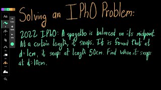 Solving A Problem on the World’s Most Prestigious Physics Competition
