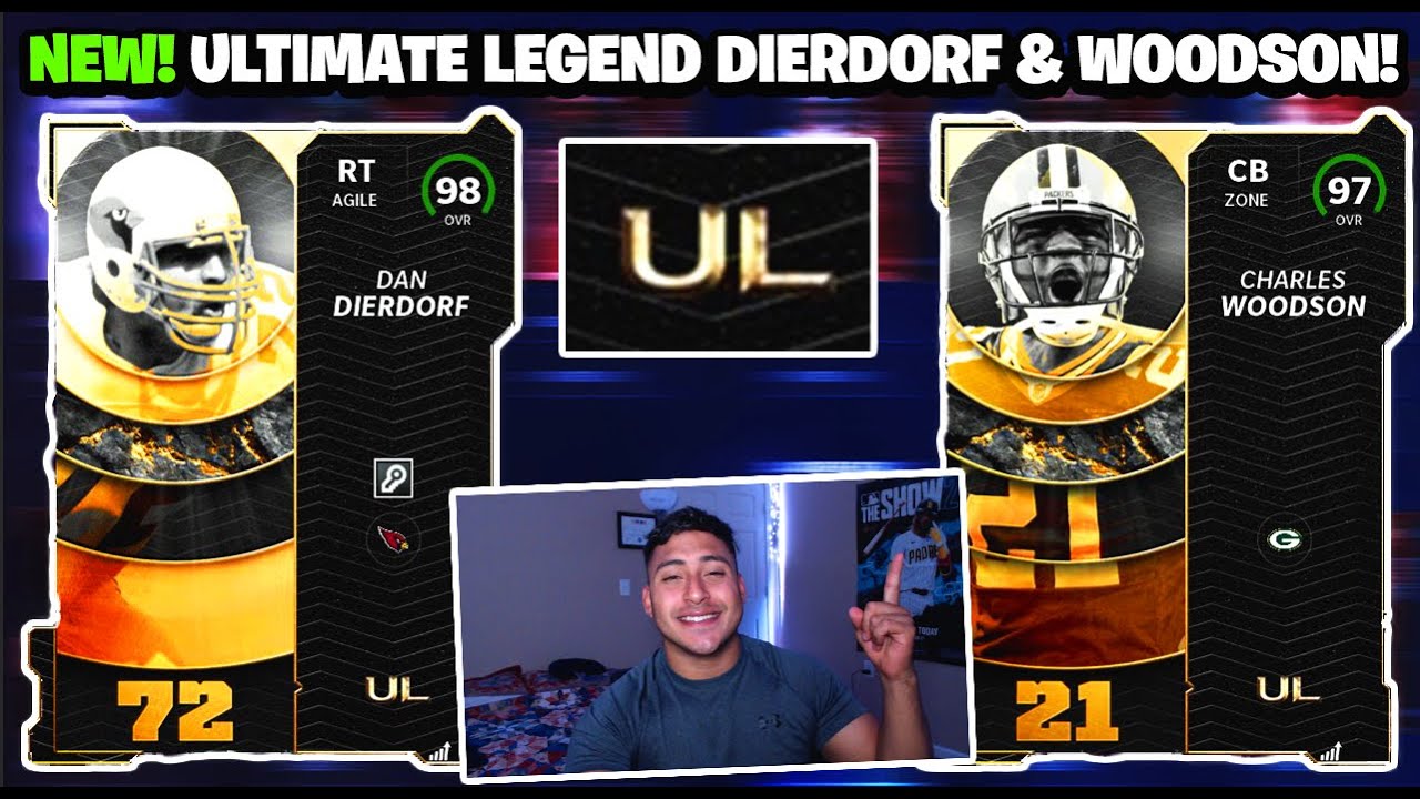 *NEW* ULTIMATE LEGEND DAN DIERDORF & CHARLES WOODSON! MADDEN 22 ULTIMATE TEAM