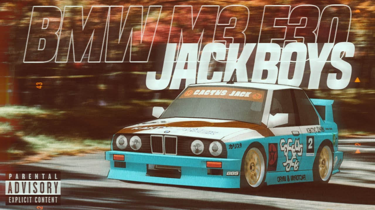 BMW M3 E30 "JackBoys" Travis Scott livery - Livery Frlegends - YouTube