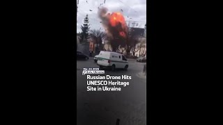 Russian Drone Hits UNESCO Heritage Site in Ukraine