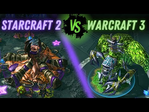 Warcraft 3 comes to StarCraft 2?! Modded SC2 Cast (Zerg Vs Night Elves)