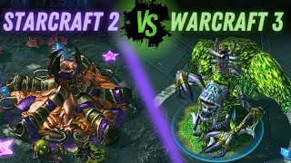 Warcraft 3 comes to StarCraft 2?! Modded SC2 Cast (Zerg Vs Night Elves)