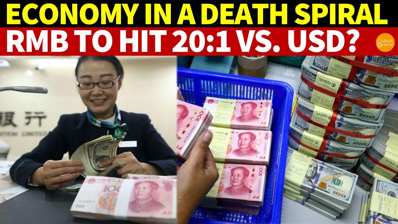 China Trapped in Economic Death Cycle: Yuan May Soon Hit 20:1 Against USD  Amid Massive USD Hoarding?