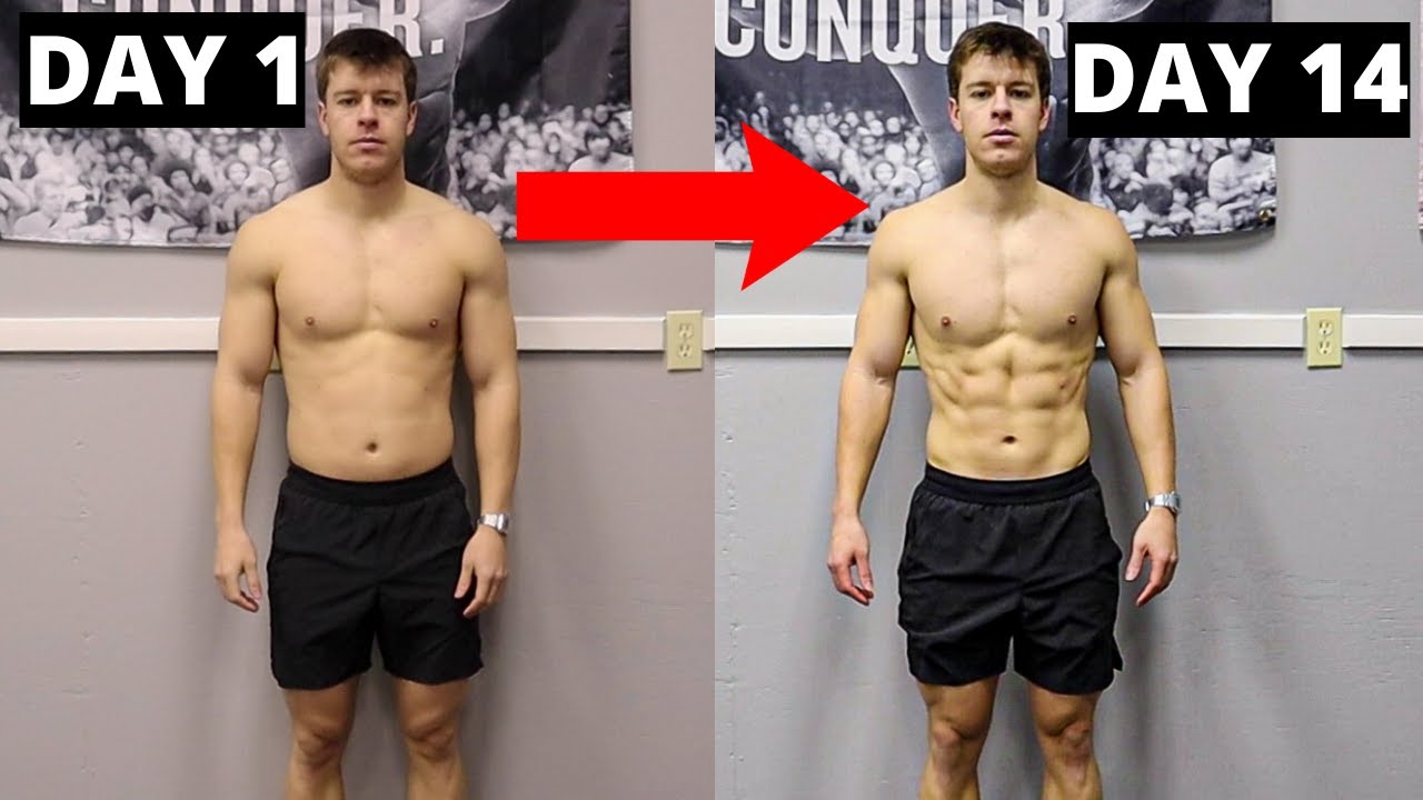 2 Week FAT LOSS Transformation (from lean to shredded) - YouTube