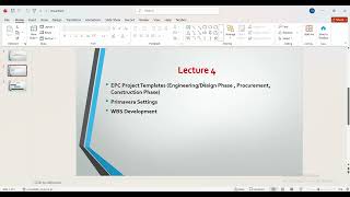 Project Planning & Control Primavera P6 Lecture 4 Net Worth